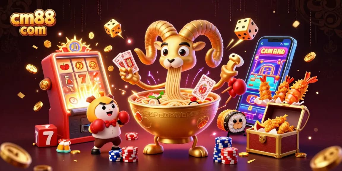 Play exciting games at cm88 com with vibrant characters and lively casino action!