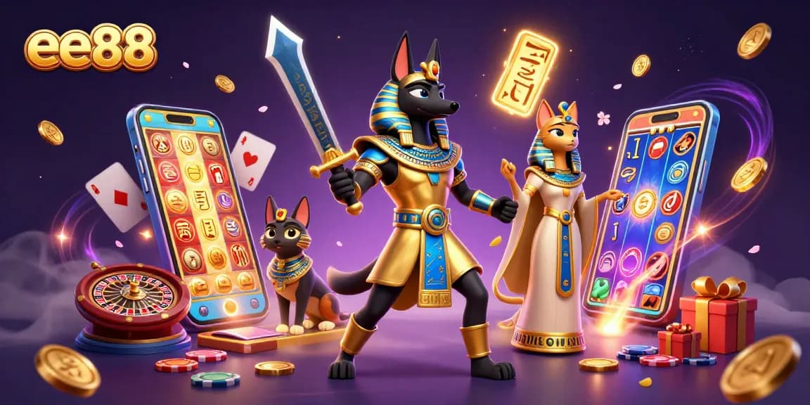 Spin reels and win big with exciting games at ee88, featuring Anubis and Bastet.