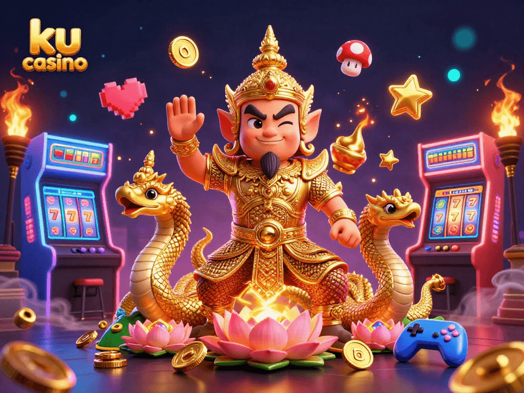 Experience the excitement of ku casino with animated characters and dynamic gaming elements.