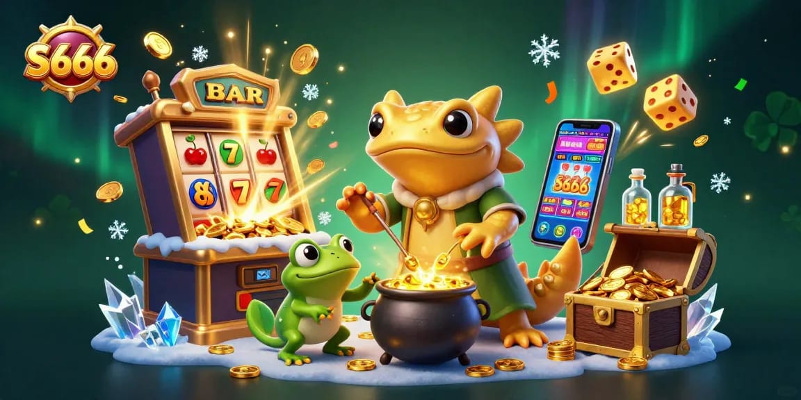 S666 empowers players through exciting golden-themed jackpot games with animated characters and thrilling effects.
