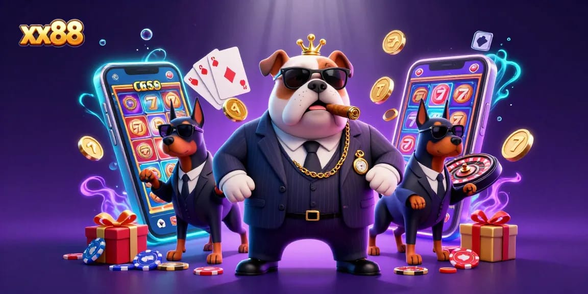 Engaging xx88 casino scene with animated characters and vibrant game elements showcasing excitement and rewards.