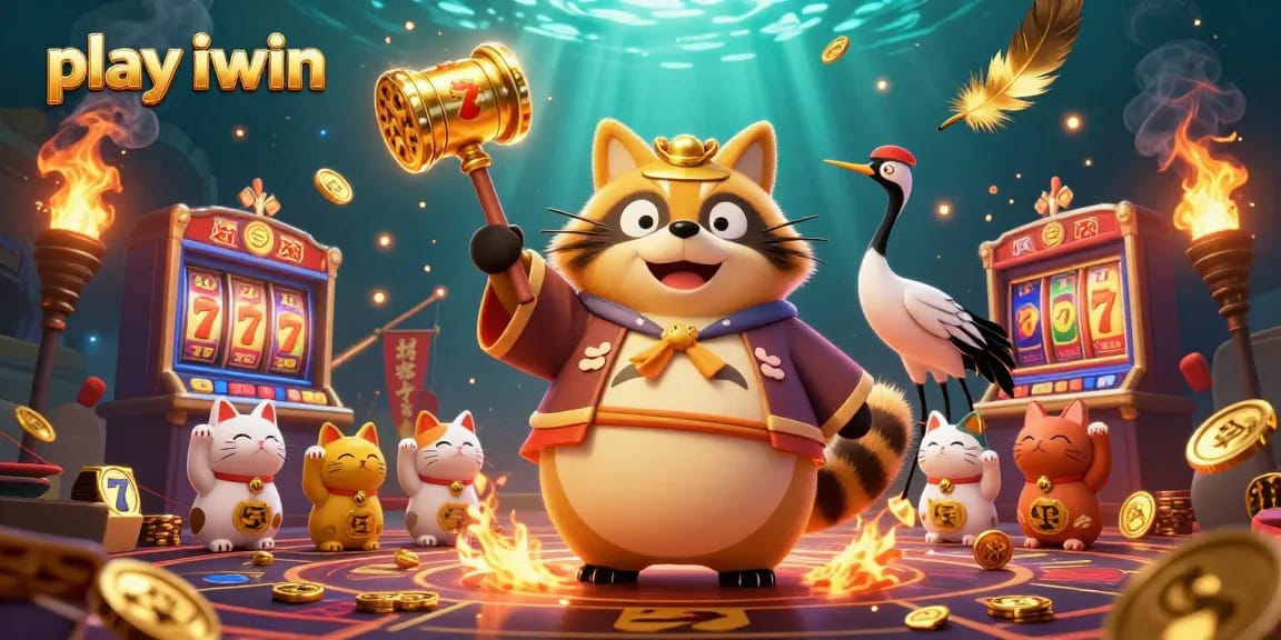 Experience the thrill of chance as you play iwin with vibrant gaming characters and dynamic casino elements.