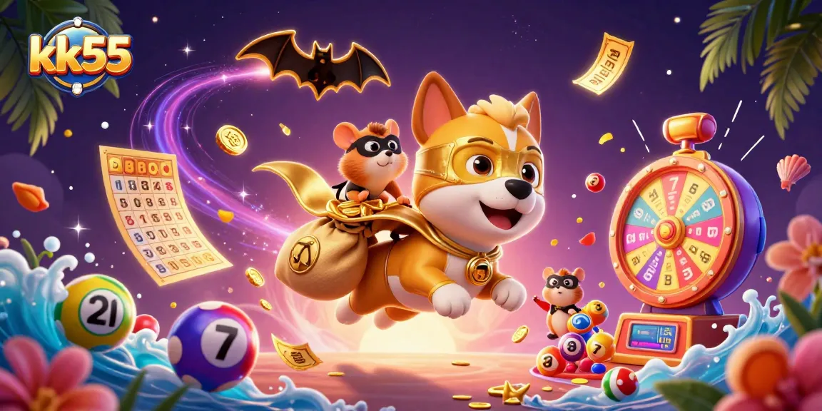 Experience thrilling gaming excitement at kk55 with superhero dog and hamster delivering big wins!