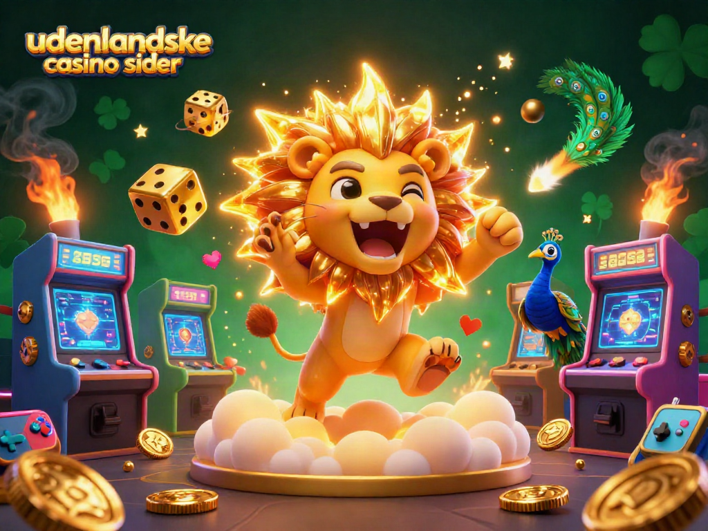 Engage in winning strategies with udenlandske casino sider featuring a vibrant 3D scene.