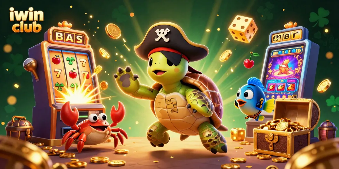 Experience thrilling gameplay at iwin club with vibrant 3D characters and exciting casino elements.