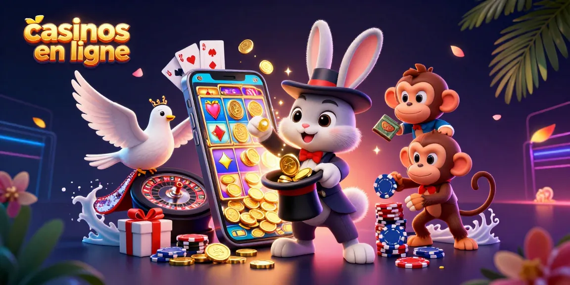 Jouer aux casinos en ligne avec des personnages captivants et des éléments de jeux d'argent.