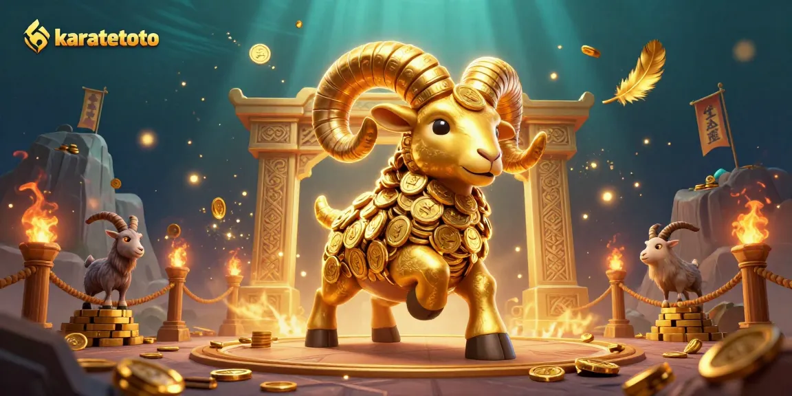 Spin the reels with karatetoto's engaging golden ram in an exciting casino adventure.