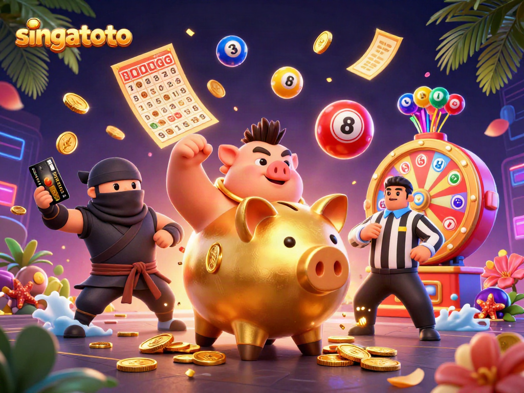 Engage with singatoto's vibrant gambling scene featuring dynamic characters and exciting game elements.