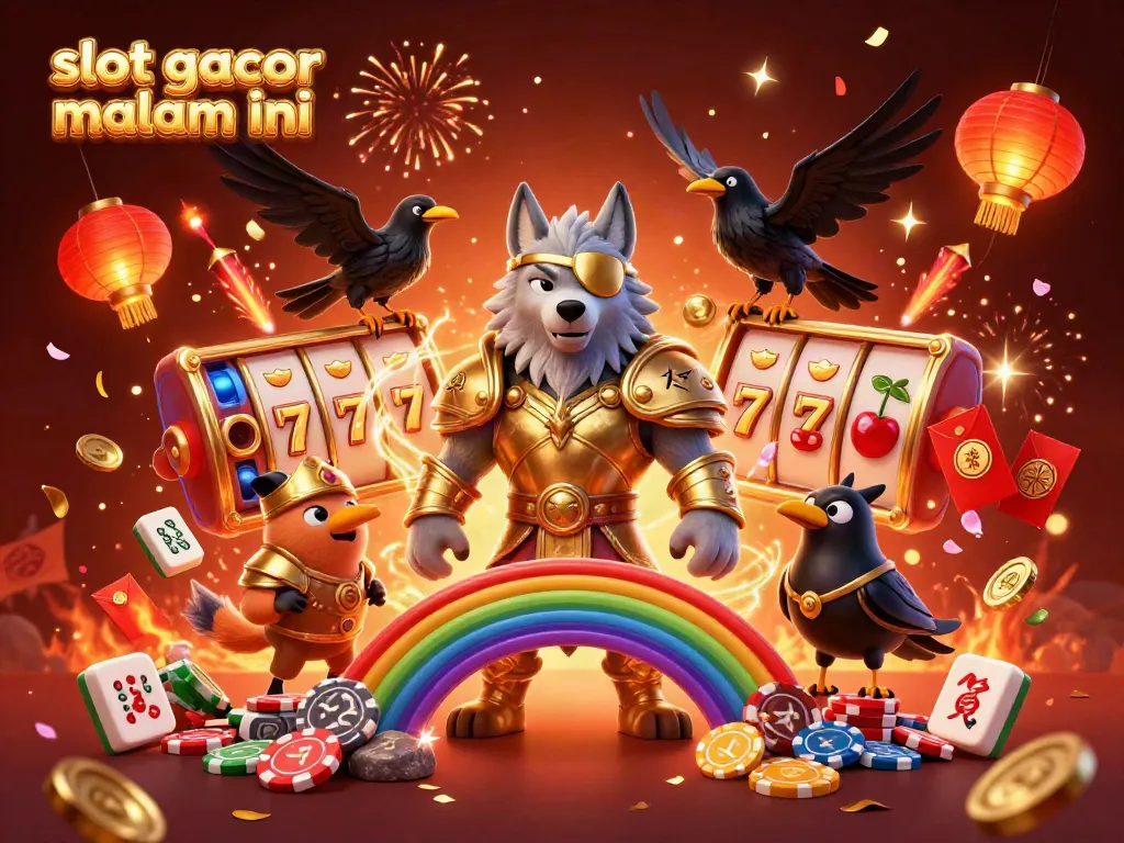 Menangkan slot gacor malam ini dengan Odin dan dua burung gagak, dikelilingi elemen permainan