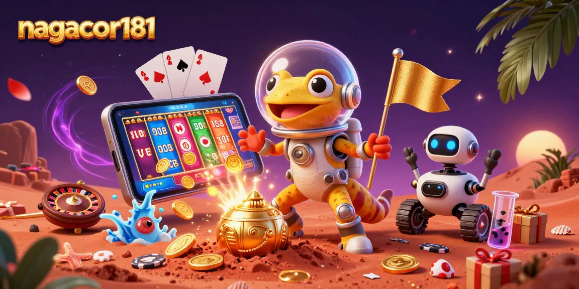 Experience thrilling wins at nagacor181 with the Martian gecko discovering a hidden casino