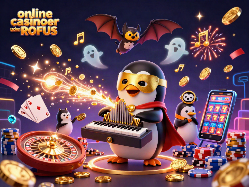 Experience the thrill of online casinoer uden ROFUS with a vibrant scene of excitement and winning potential.