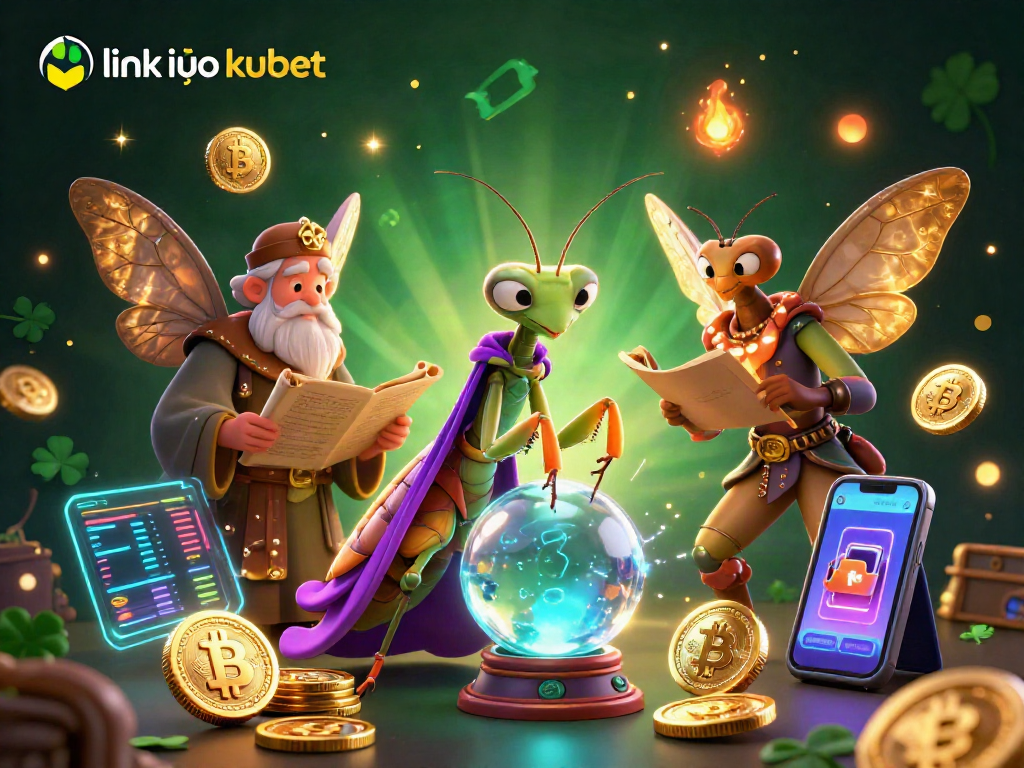 Engage with link vào kubet through a vibrant scene featuring a fortune teller and ancient wisdom, perfect for players.