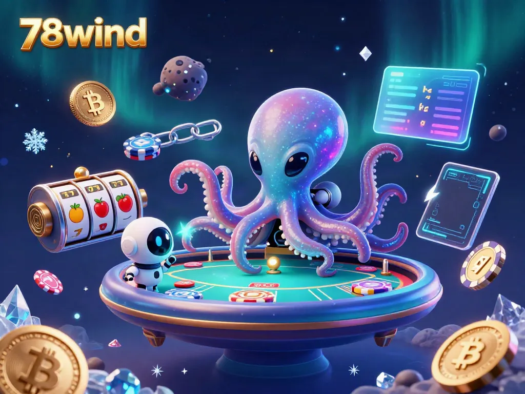 Experience thrilling casino action with 78wind in a vibrant alien poker scene.