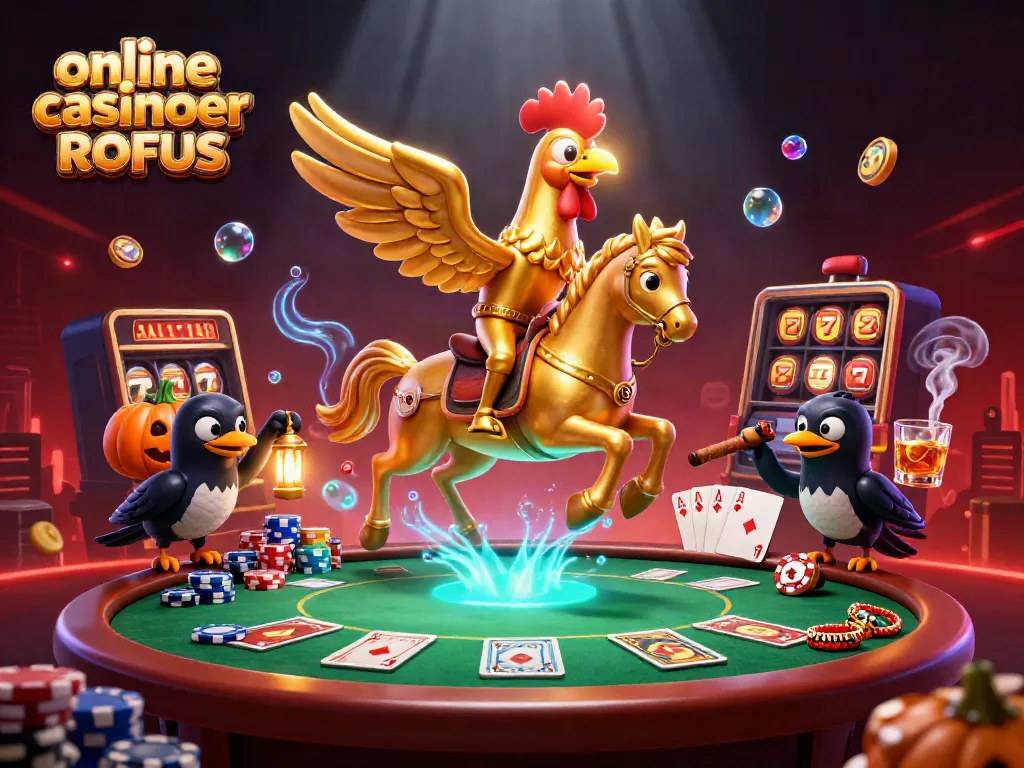 Experience excitement with online casinoer uden ROFUS in a vibrant, detail-rich casino scene.
