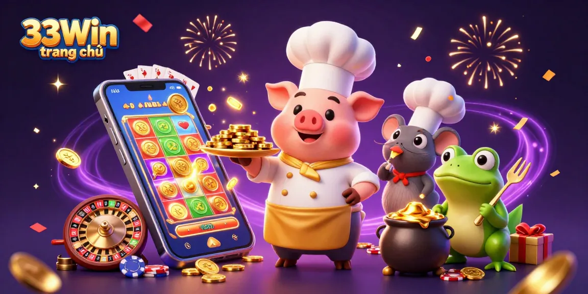 Get ready to win big with 33Win trang chủ featuring gourmet gold coin dishes and excitement!