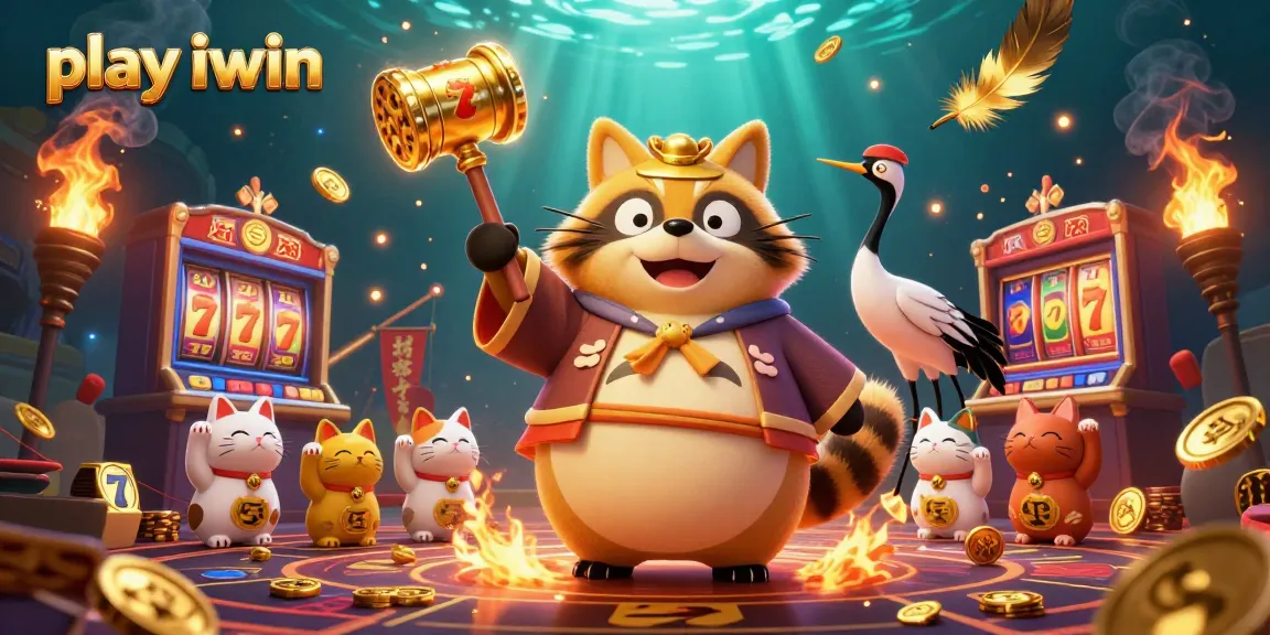 Experience the thrill of chance as you play iwin with vibrant gaming characters and dynamic casino elements.