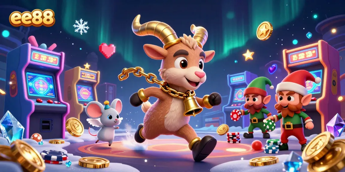 Join the thrilling excitement at ee88's holiday-horror casino with Krampus and playful characters!
