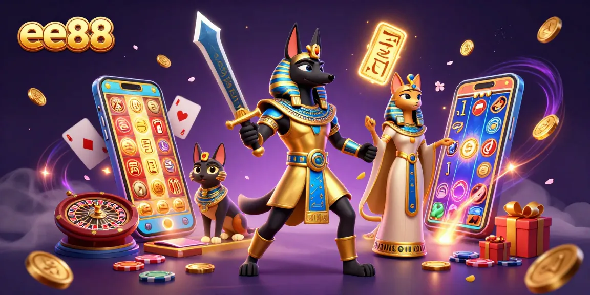 Spin reels and win big with exciting games at ee88, featuring Anubis and Bastet.