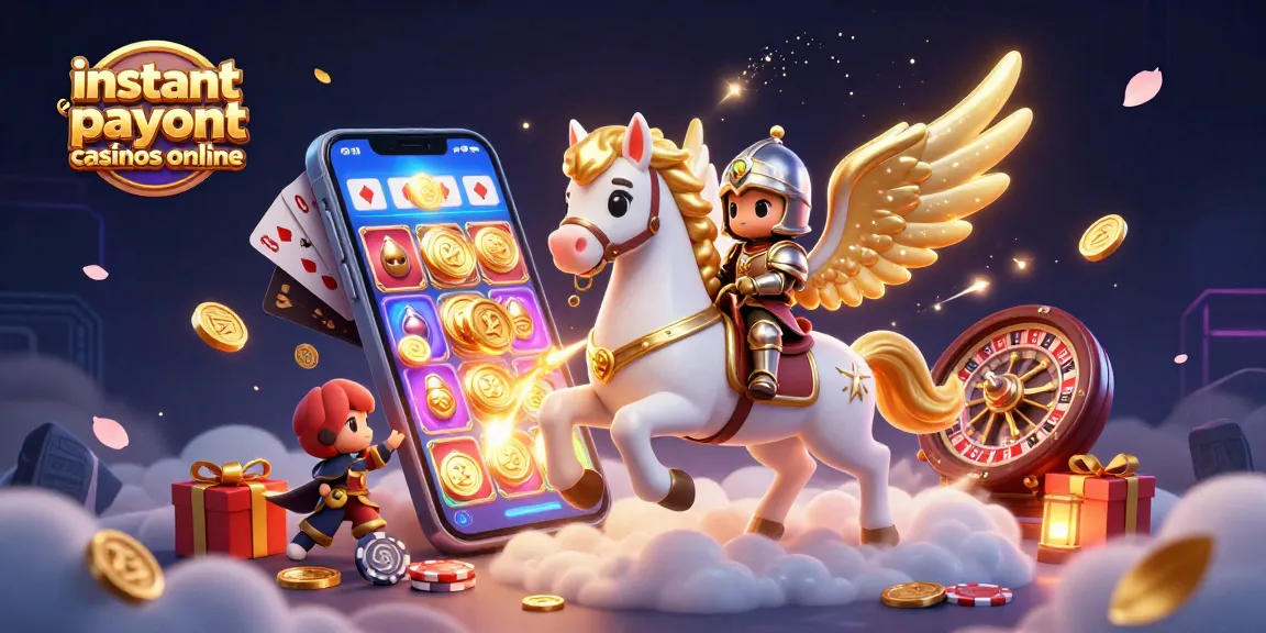 Experience instant payout casinos online with dynamic visuals of games and rewards.