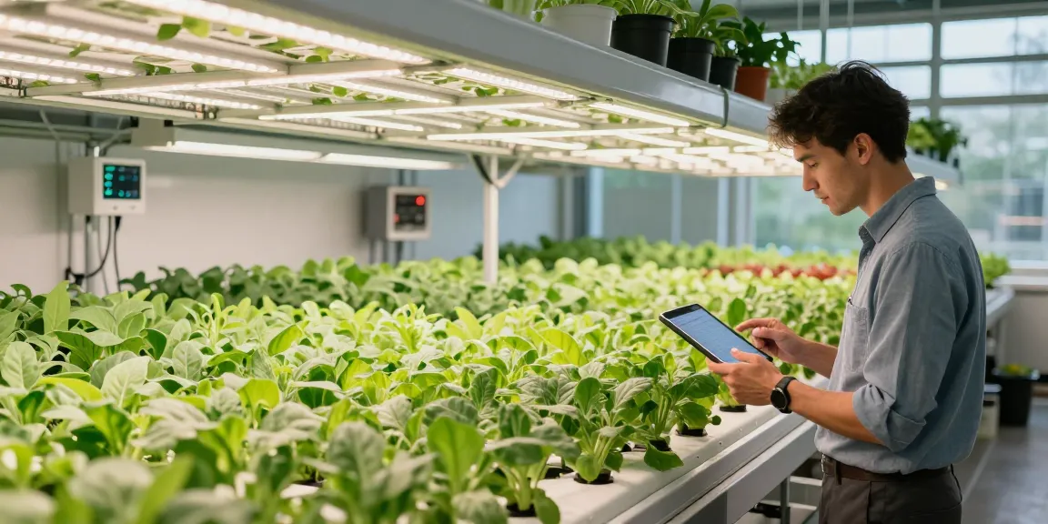 Cika4D's indoor agriculture facility with advanced technology and lush plants